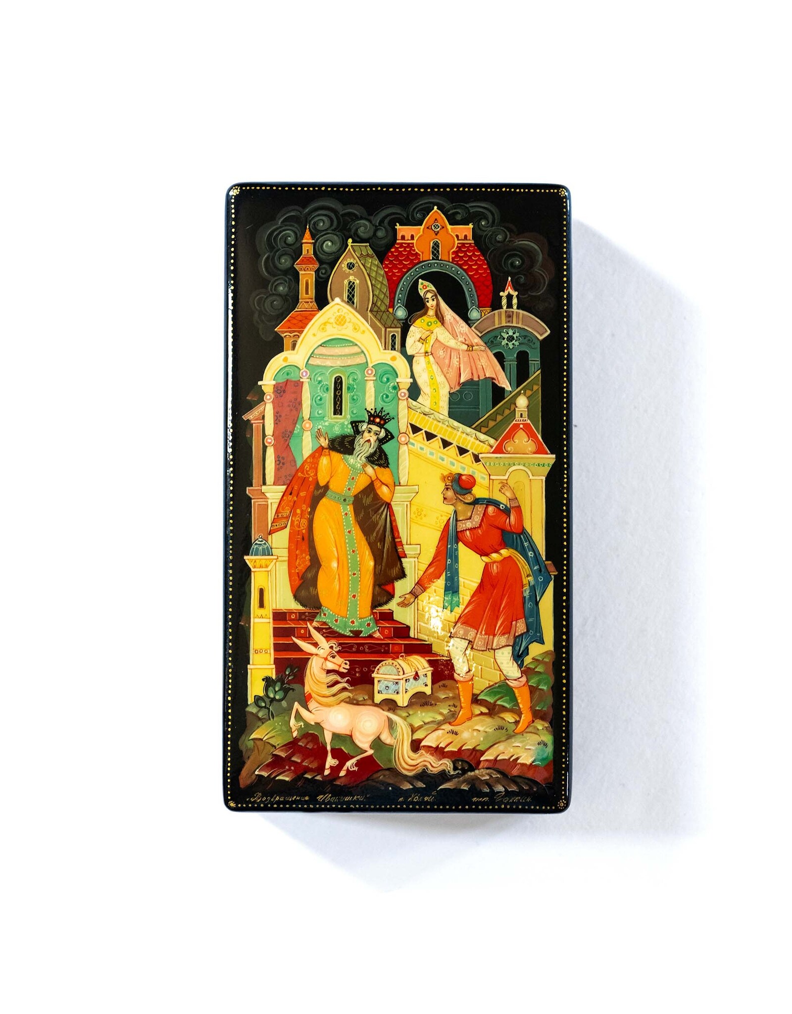 Hand Made Kholui Ivan & Magic Pony Lacquer Box