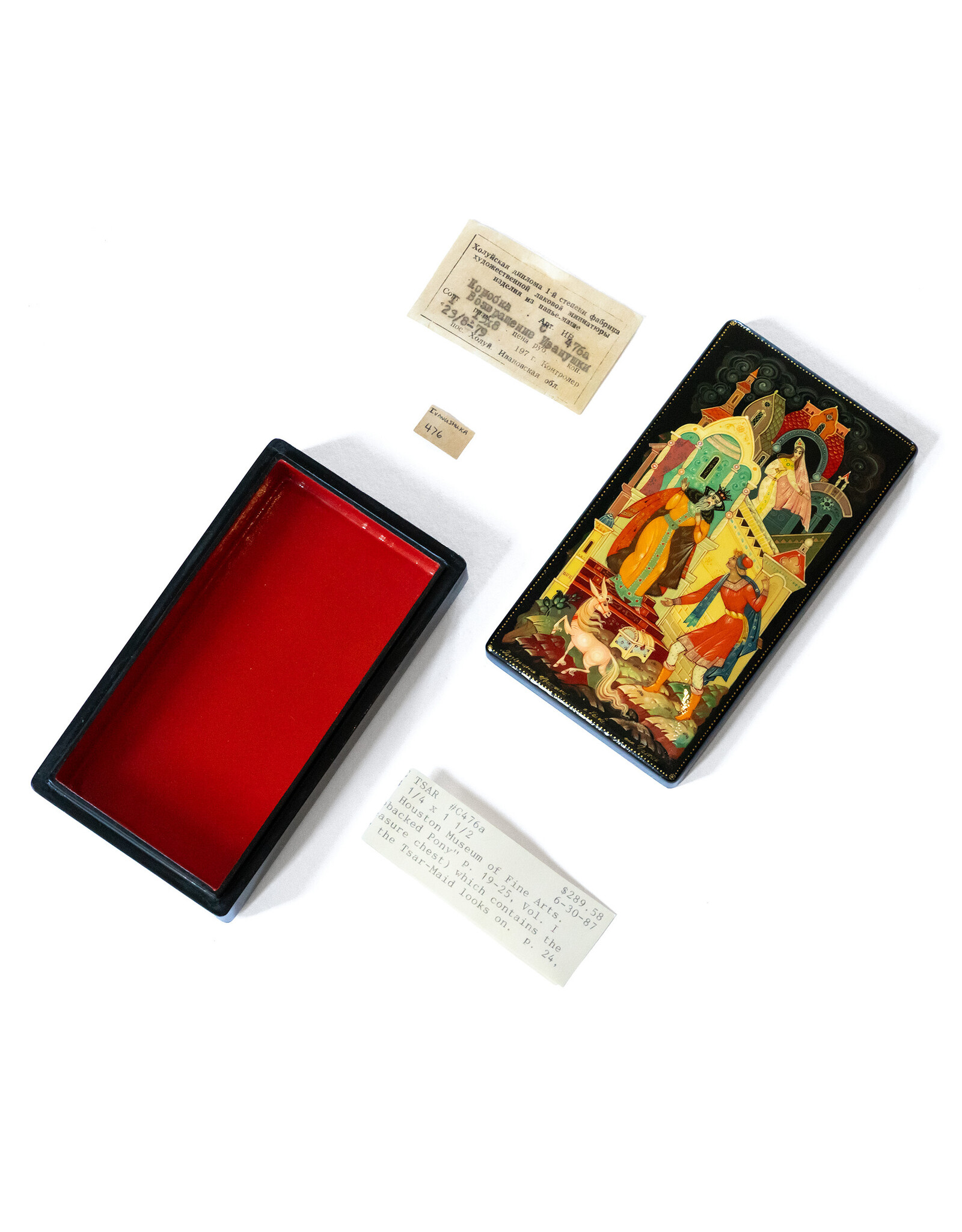 Hand Made Kholui Ivan & Magic Pony Lacquer Box