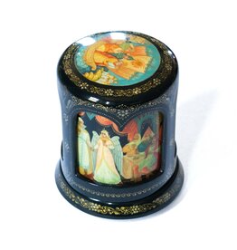 Hand Made Mstyora Tsar Saltan Lacquer Box