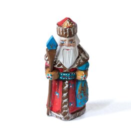 Hand Carved Small Russian Santa