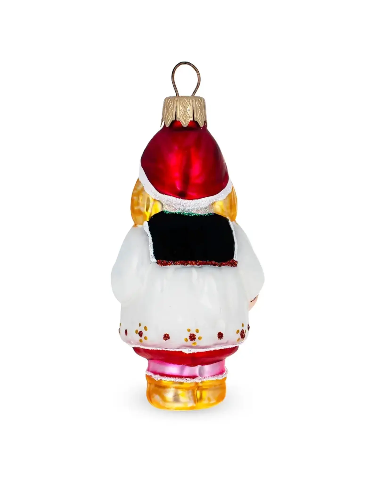 Red Riding Hood Glass Ornament