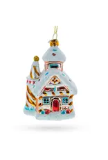 Candy-Coated Gingerbread House Ornament