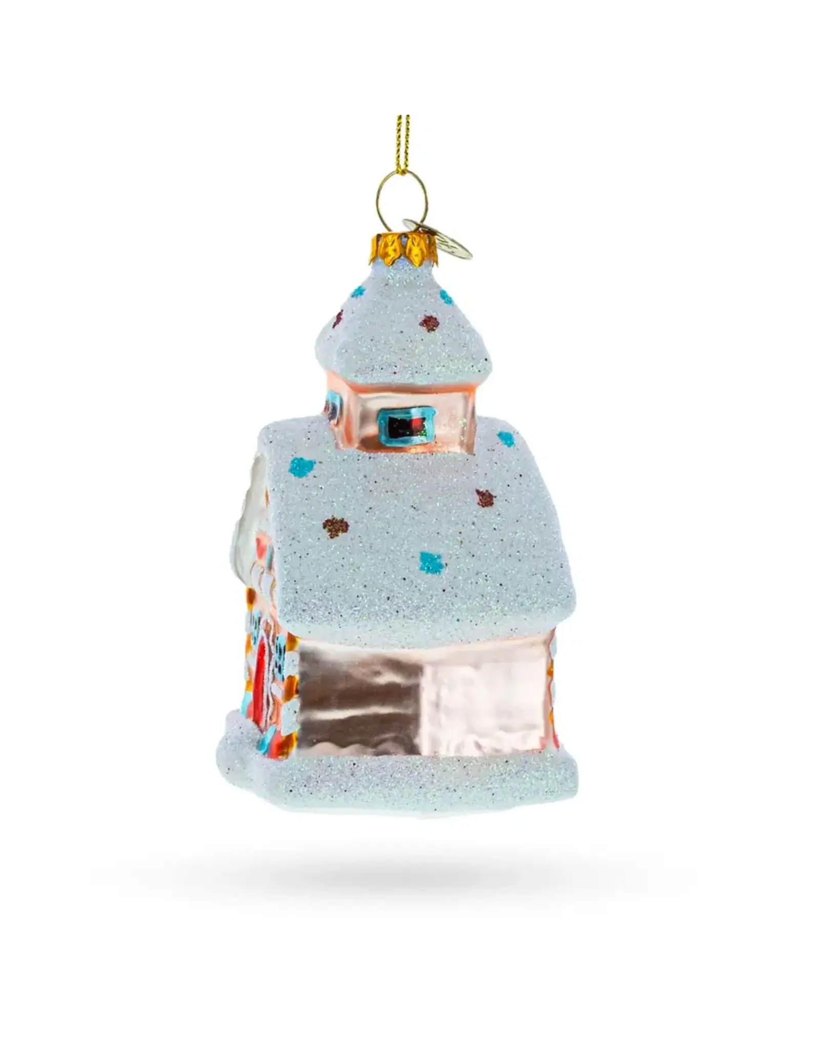 Candy-Coated Gingerbread House Ornament