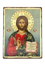 Jesus Christ Kazan Pantocrator Silkscreen Icon Magnet