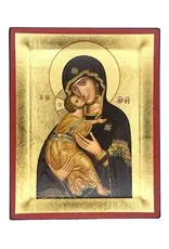 Virgin Mary of Vladimir Silkscreen Icon Virgin Mary of Vladimir Silkscreen Icon