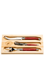 French Jean Dubost 3 Piece Cheese Set