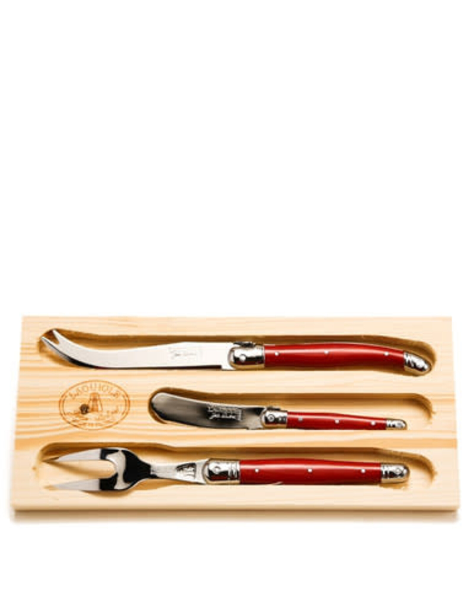 French Jean Dubost 3 Piece Cheese Set