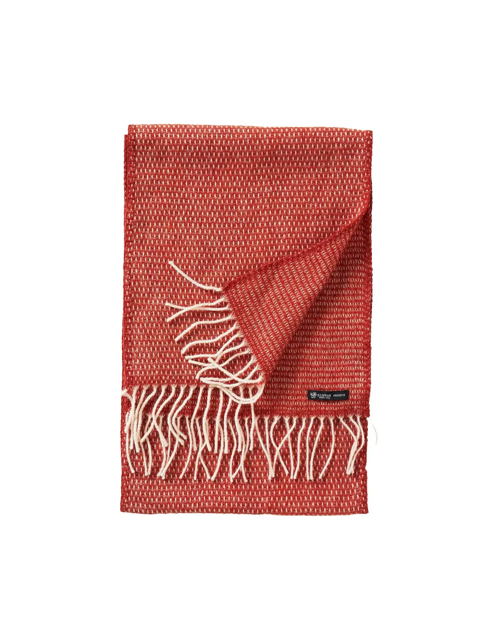 Hugo Merino Wool Scarf in Ruby Red