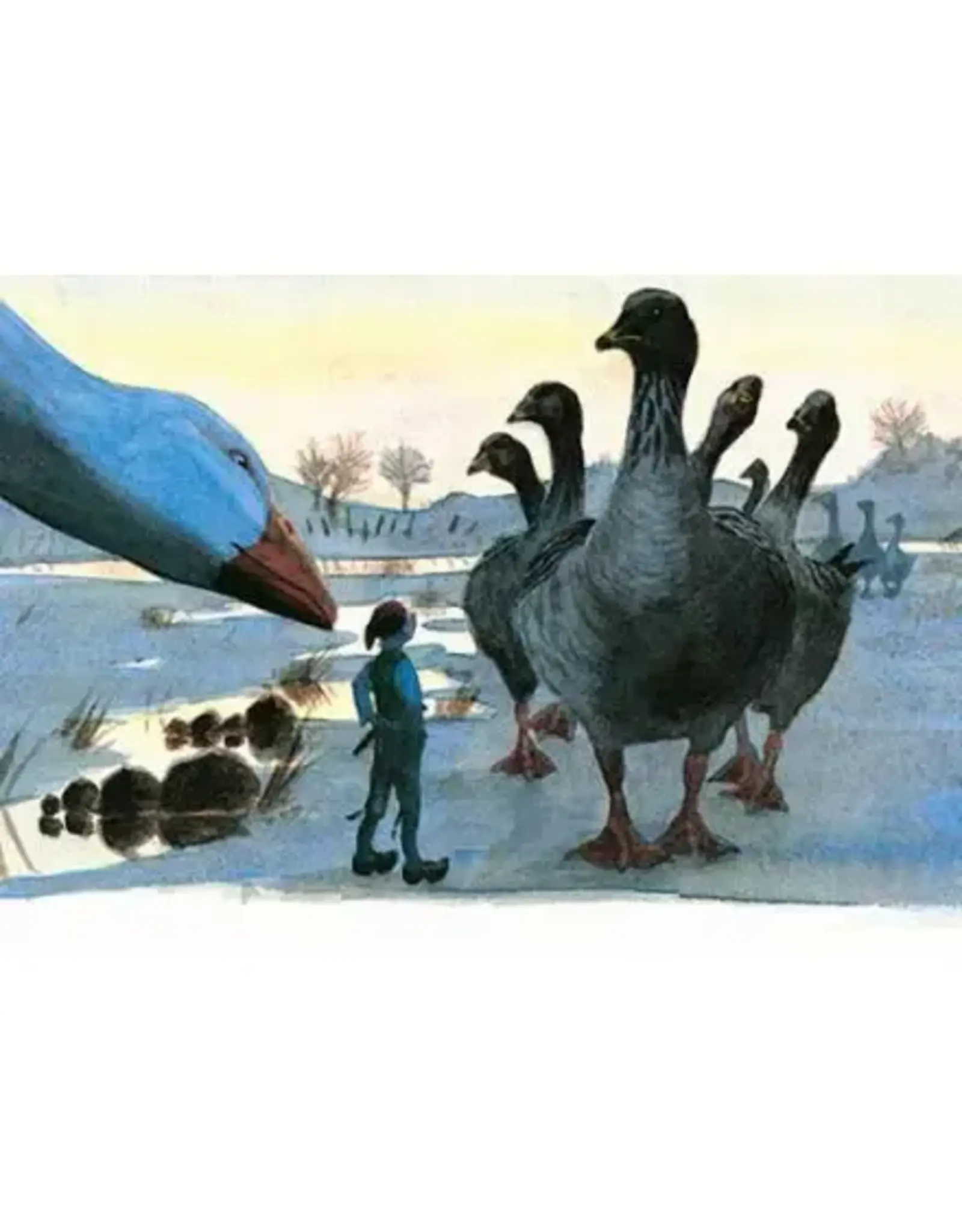 Nils Holgersson at Dusk Postcard