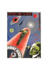Soviet Travel to Mars Postcard