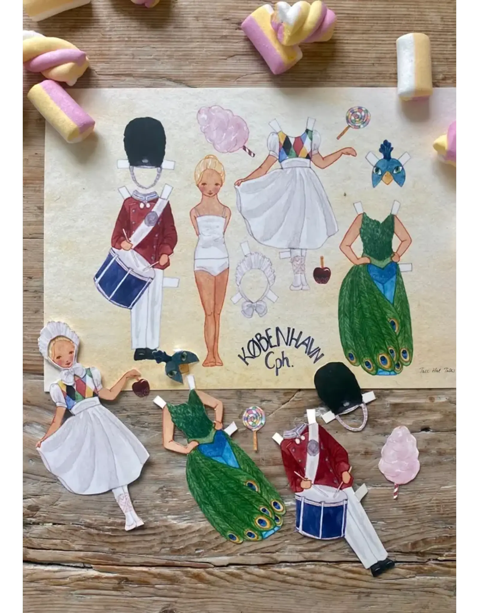 Columbine Dress Up Paper Doll