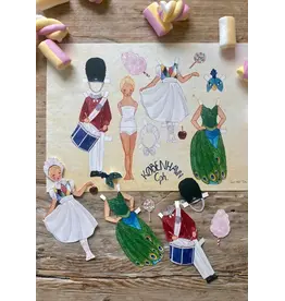 Columbine Dress Up Paper Doll