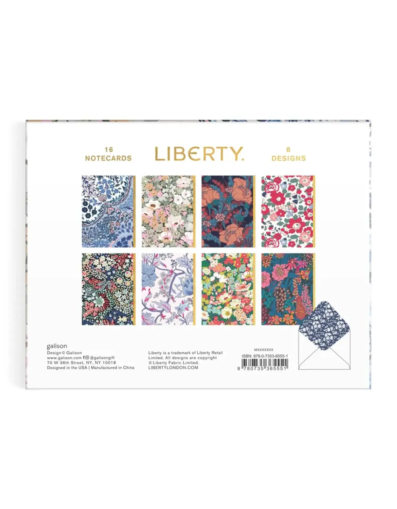 Liberty of London Floral Note Cards Set