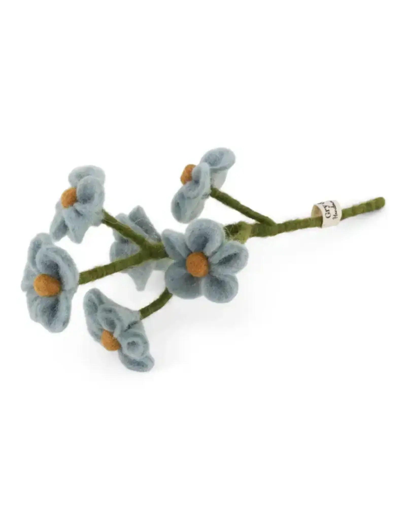 Felted Wool Forget-Me-Not in Blue