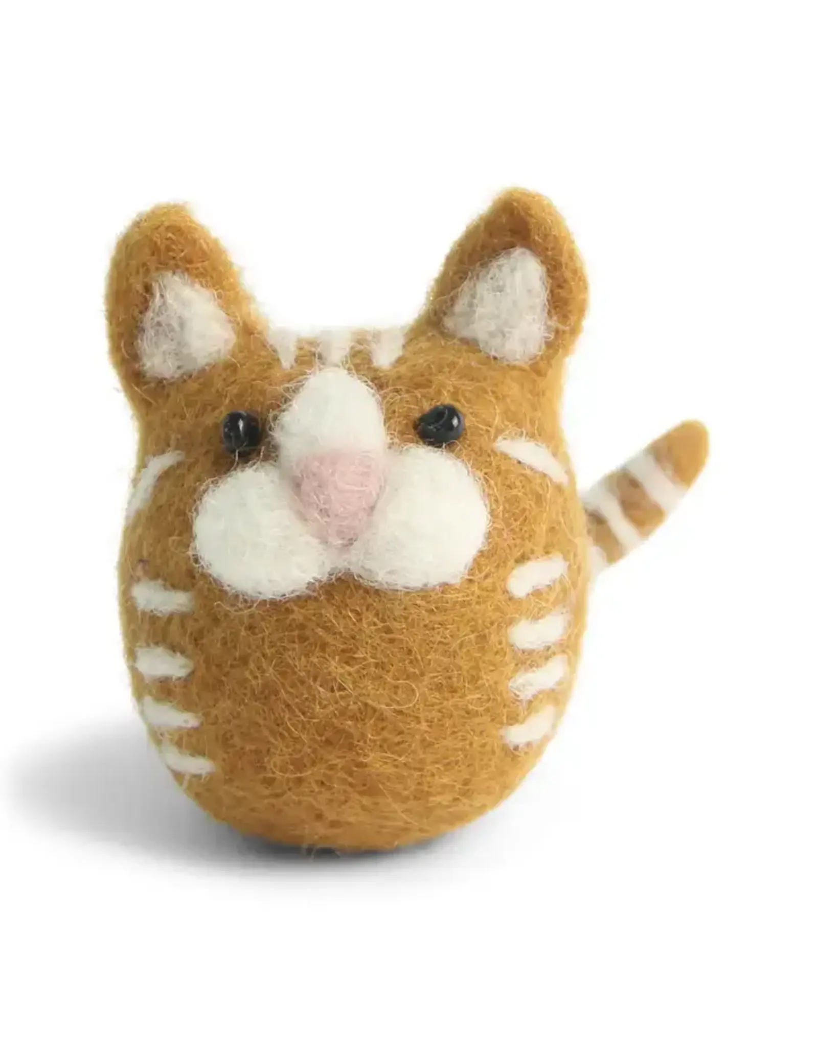 Felted Wool Cat Ornament