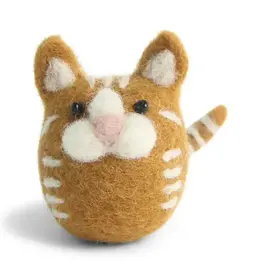 Felted Wool Cat Ornament