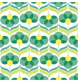 Green Petals Cocktail Napkins