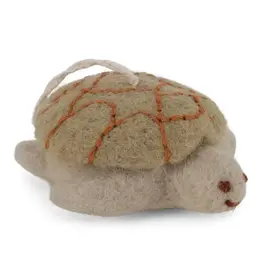 Green Sea Turtle Felted Wool Ornament
