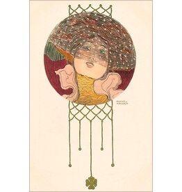 Slavic Headpiece Postcard