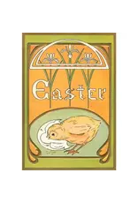 Art Nouveau Easter Magnet with Lilies