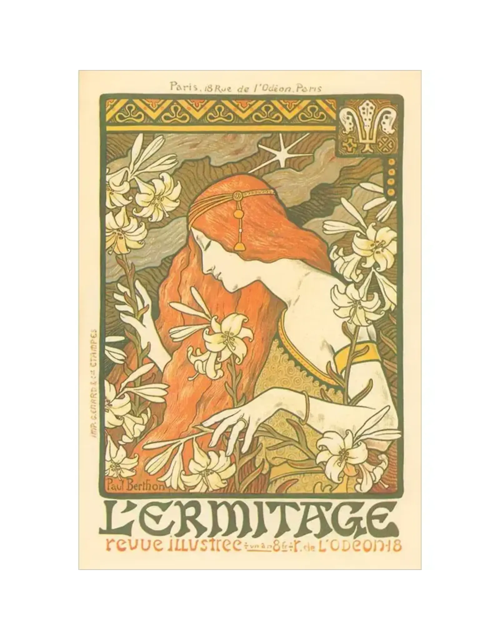 Art Nouveau L'Ermitage Magnet