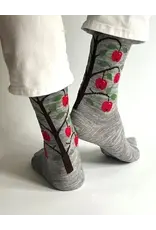 Apple Tree Merino  Wool Socks  LIght Grey Sm-Med