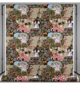 Fairytale Swedish Cotton Fabric, By the Yard