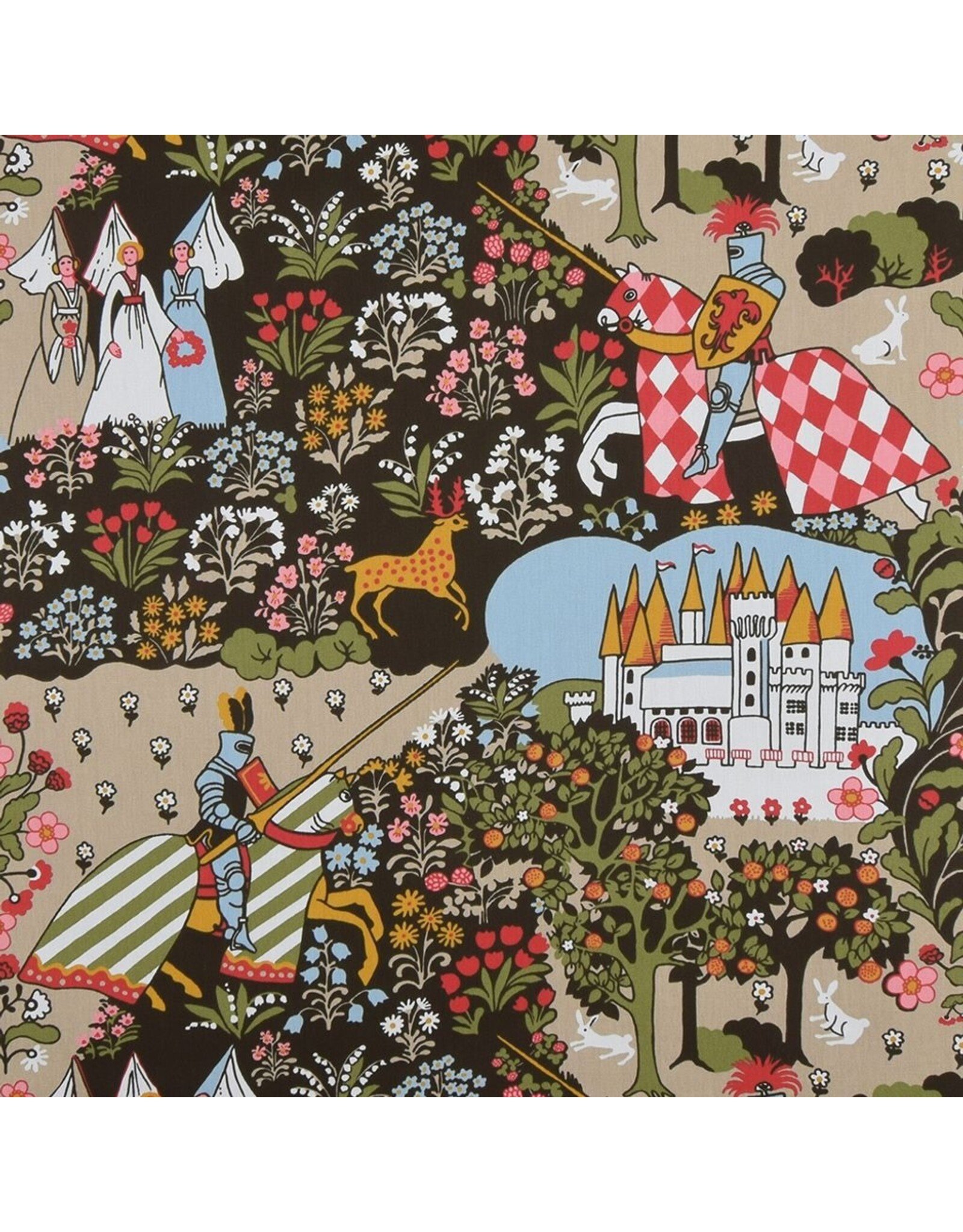 Fairytale Swedish Cotton Fabric, By the Yard
