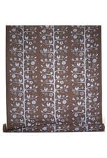 Birdsong Swedish Cotton Fabric in Brown, By the Yard