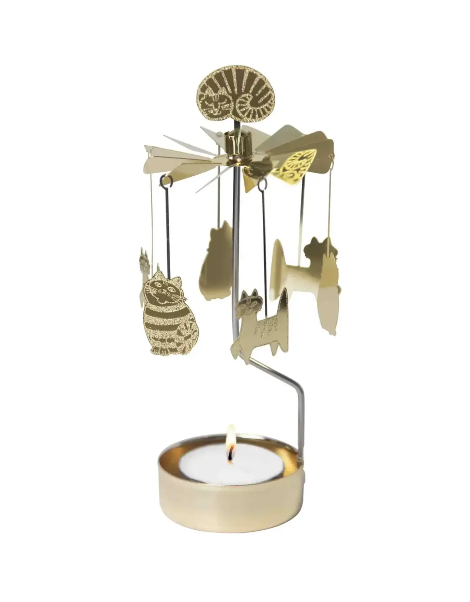 Cats Angel Chime Candle Holder