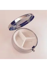 French Cat Pillbox with Compact Mirror