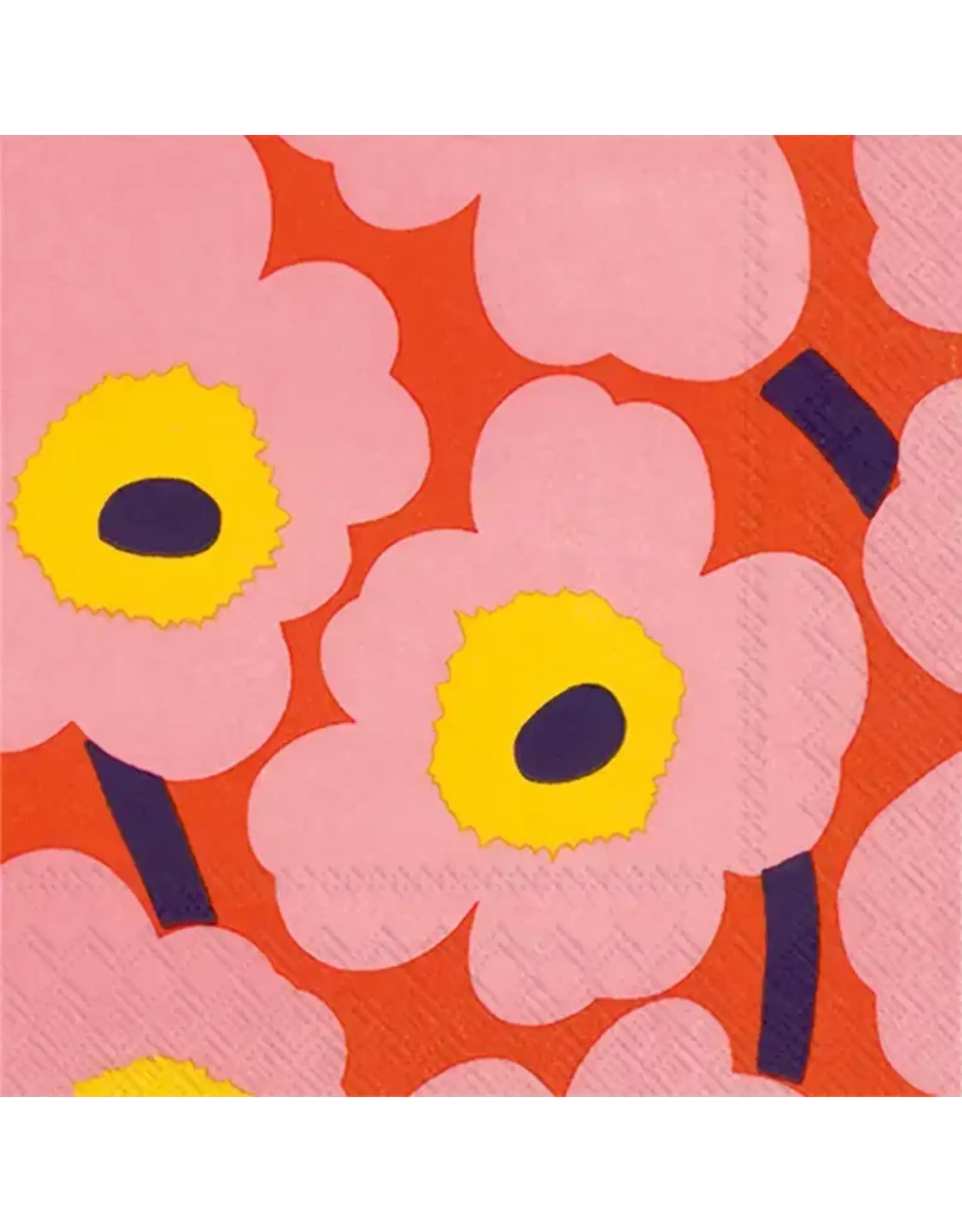 Marimekko Unikko Rose Orange Napkins