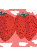 Marimekko Strawberry Napkins in Pink