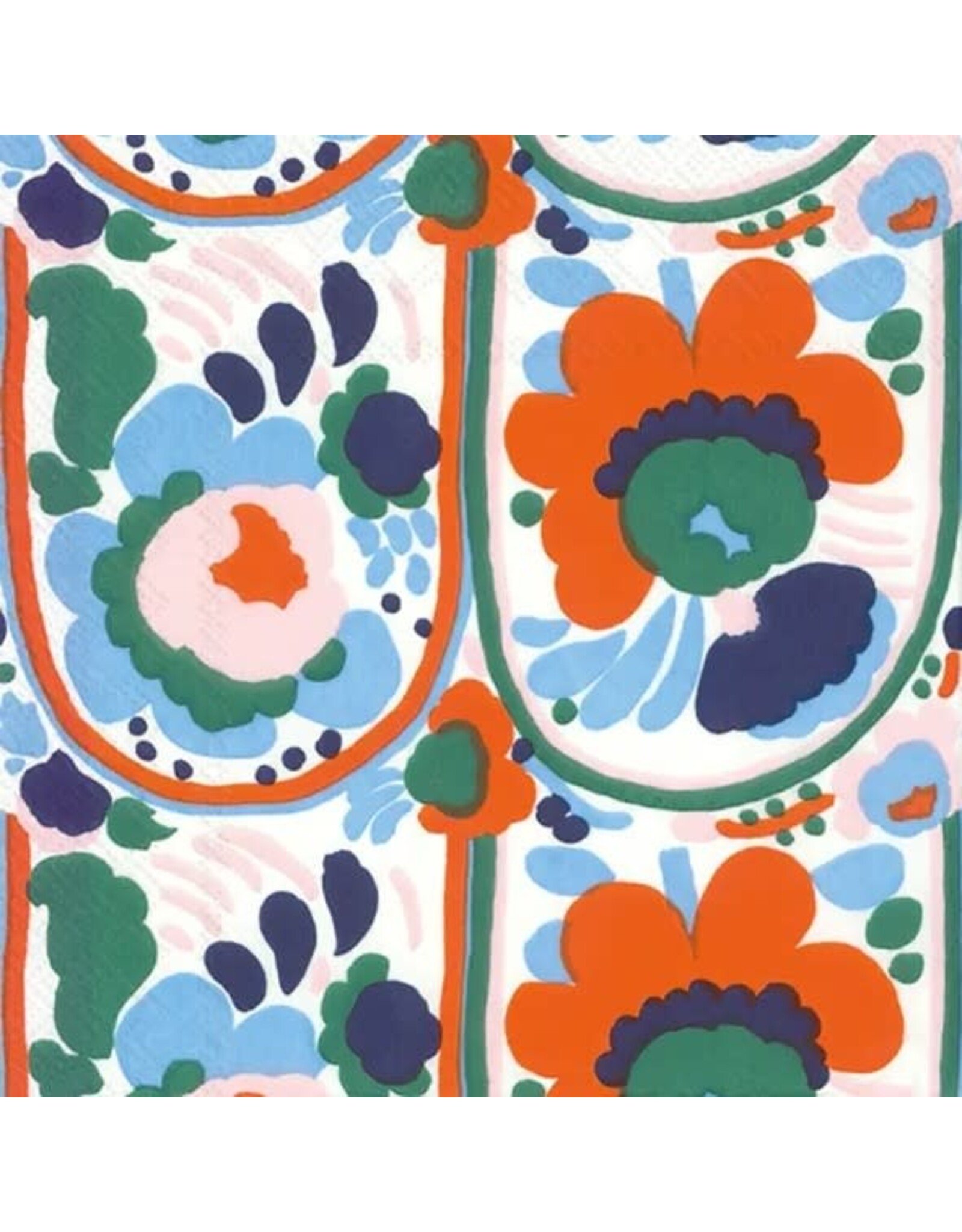 Marimekko Karuselli Orange Paper Napkins