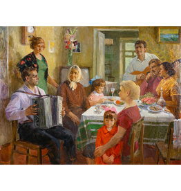 Dmitri Shmelev,  "Birthday Party" Print 11" x 17"