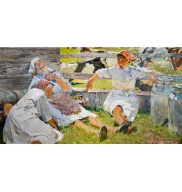 Baskakov, Milkmaids Novella 11" x 17" Print