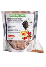 Siberian Green Chaga Birch Tea with Rosehip Berries