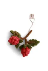Felted Wool Raspberry Ornament