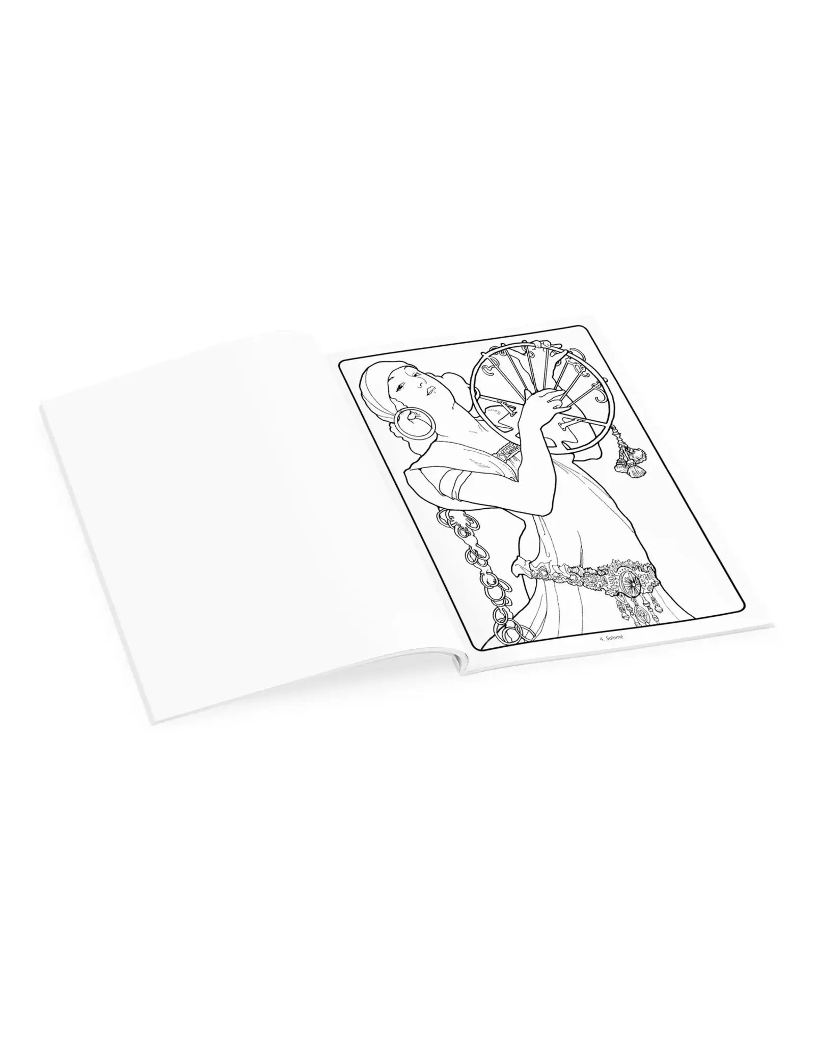 Alphonse Mucha Coloring Book