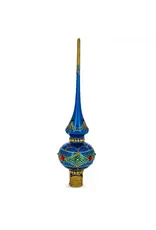 Imperial Blue Glass Tree Topper