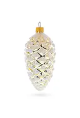 Gold Pinecone Glass Ornament