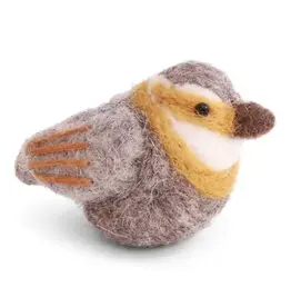 Finch Felted Wool Ornament