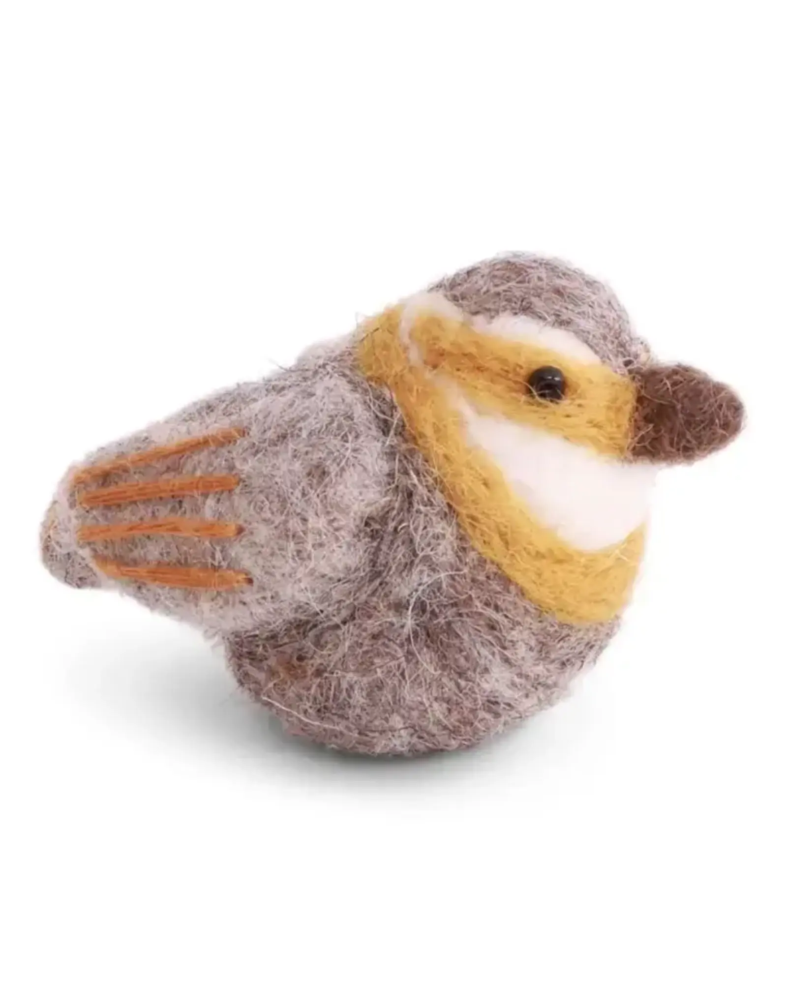 Finch Felted Wool Ornament