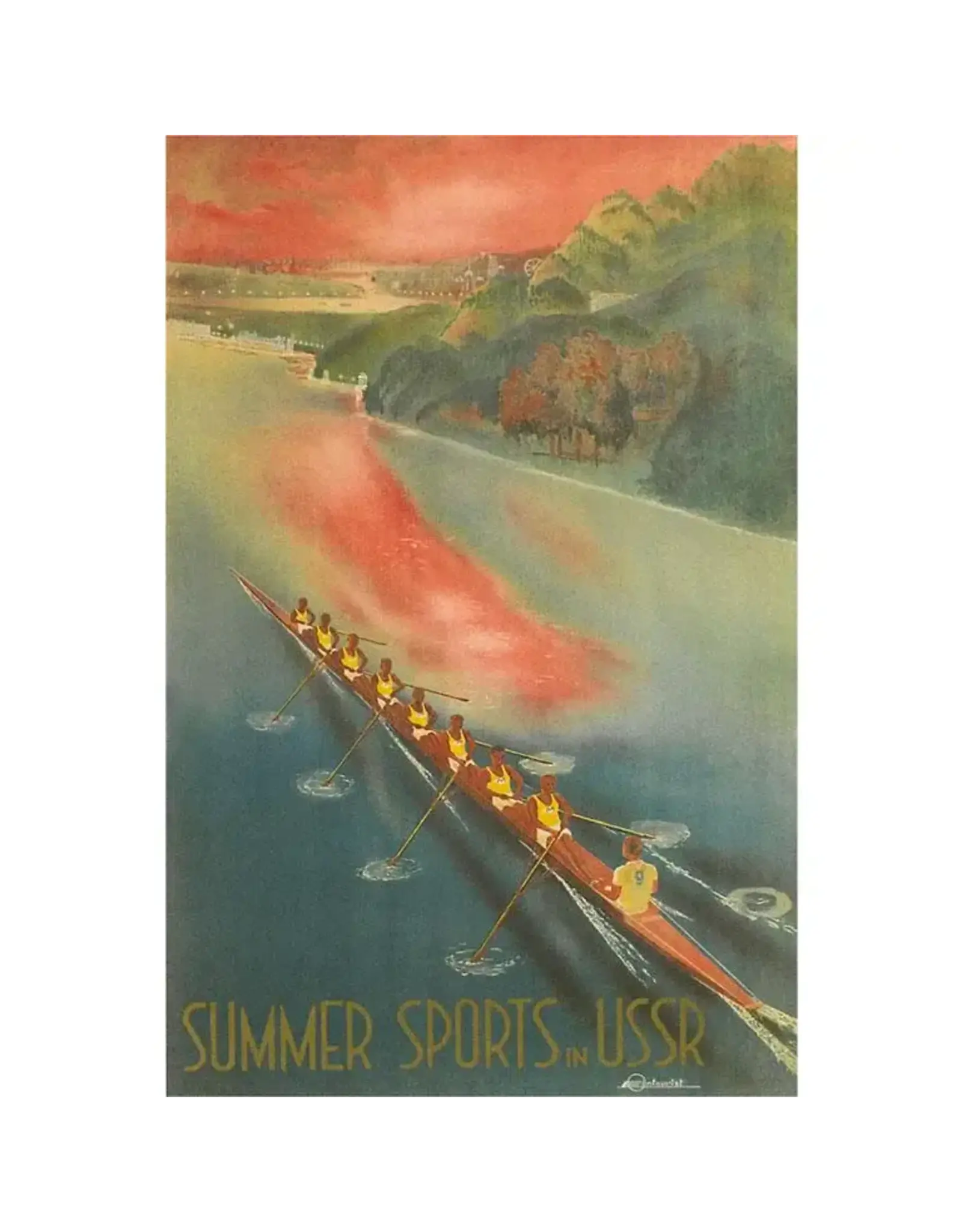 USSR Summer Sports Magnet