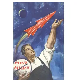 Soviet Peace to the World Poster Sticker