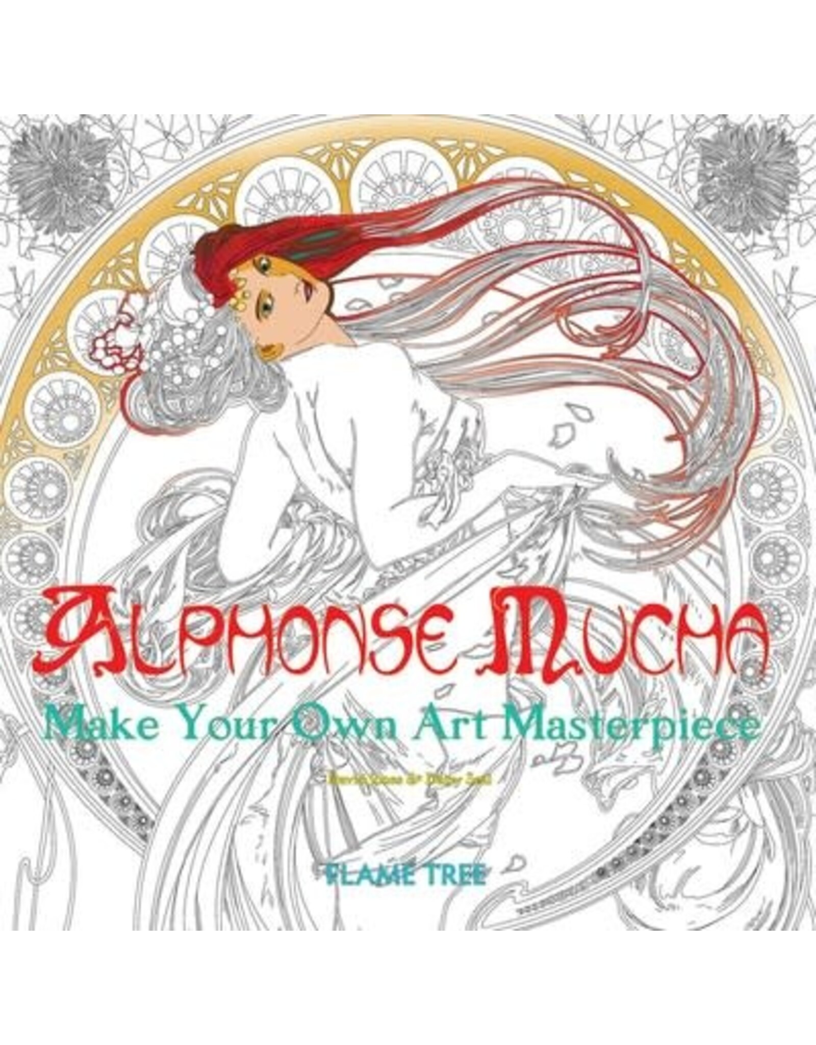Alphonse Mucha Art Coloring Book