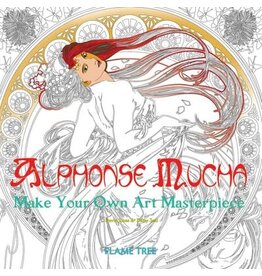 Alphonse Mucha Art Coloring Book