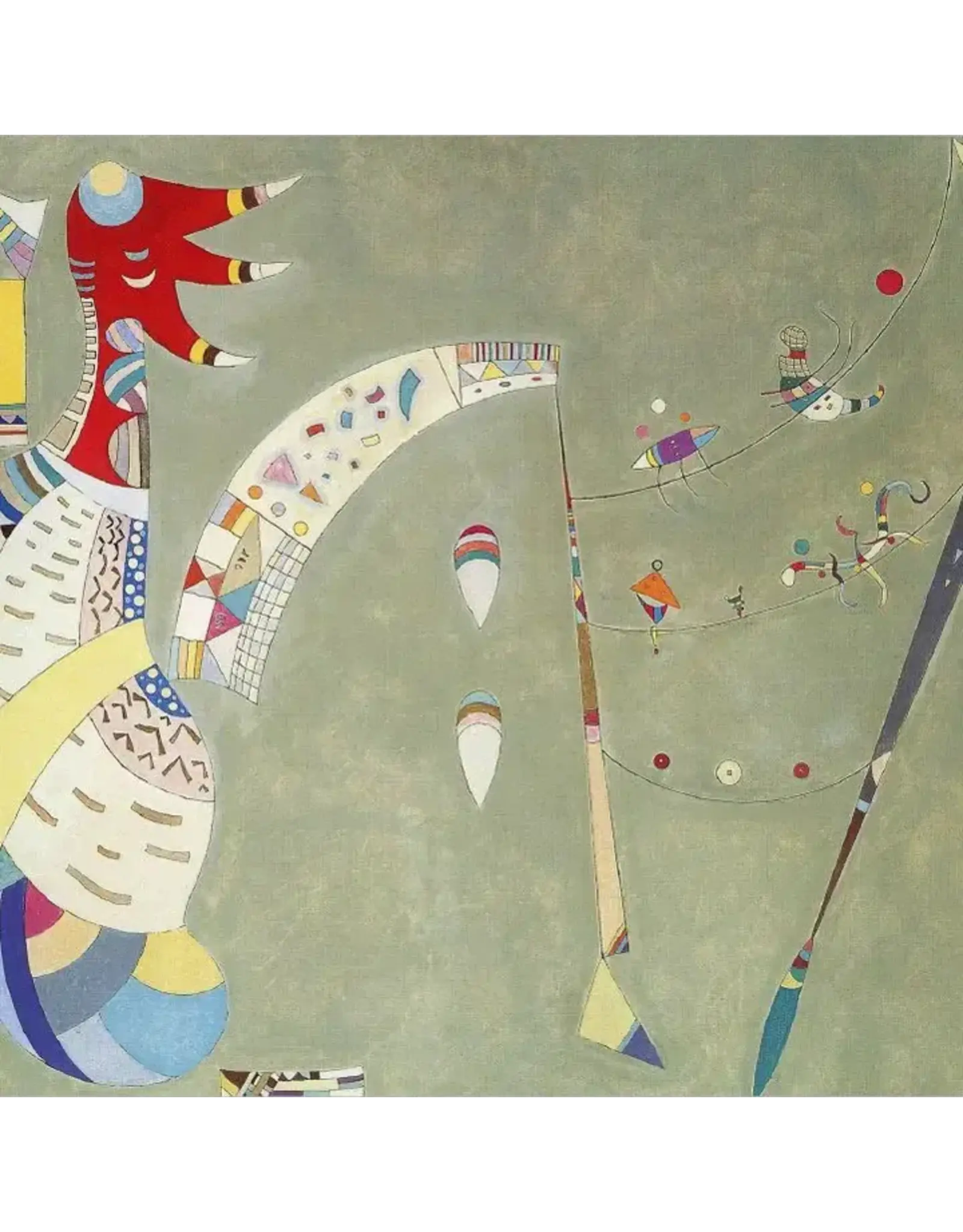 Kandinsky Balancement Blank Card