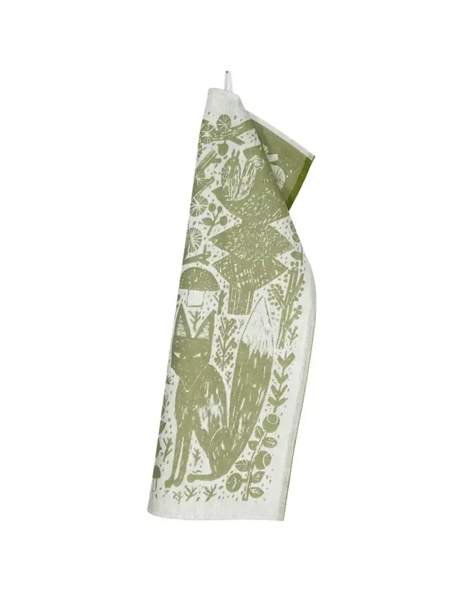 Forest Grove Linen-Cotton Towel in Olive
