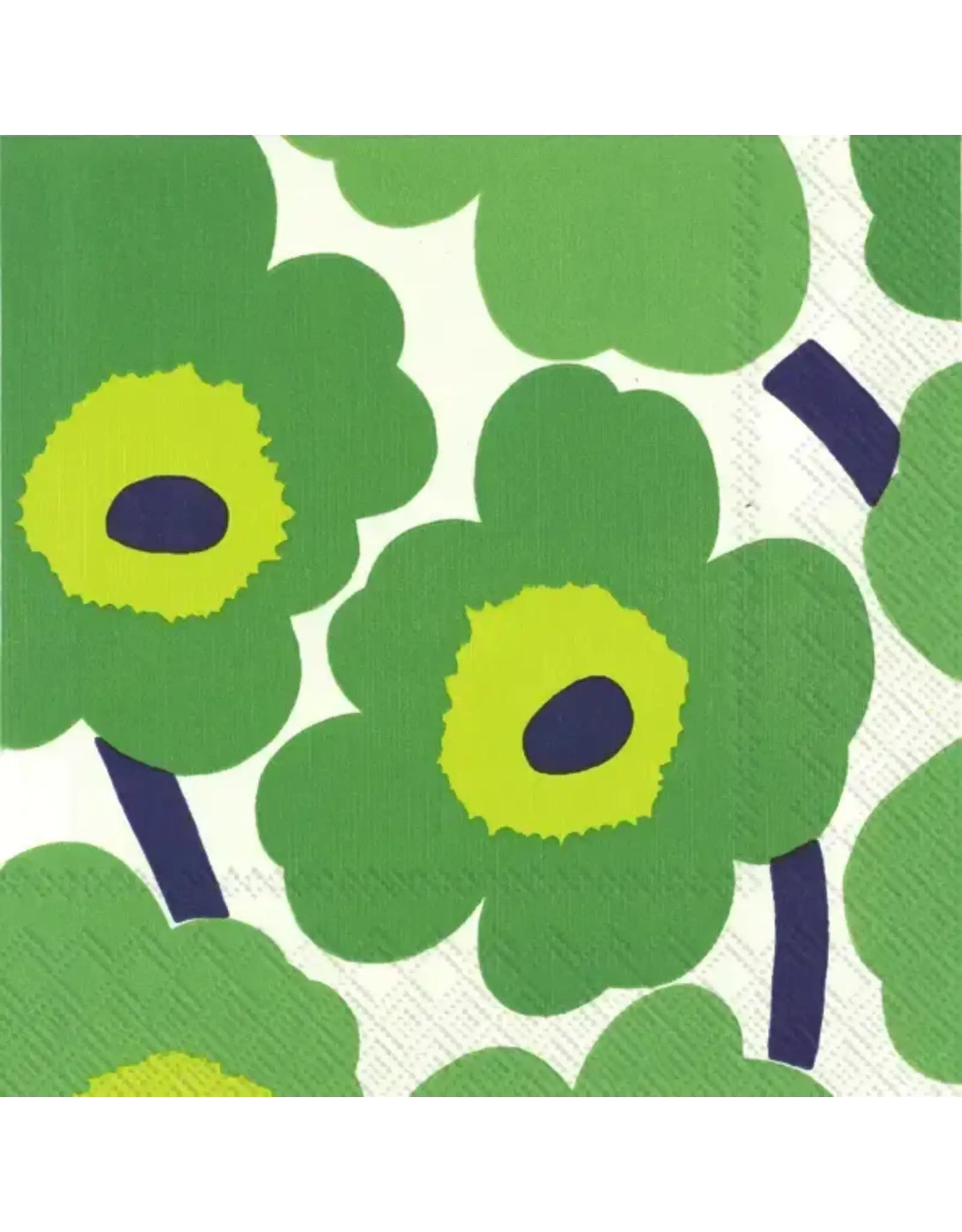 Marimekko Unikko Green Luncheon Napkins